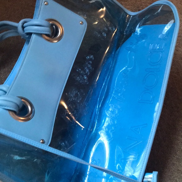 Dolce & Gabbana clear blue beach style tote - Picture 3 of 5